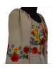 платье в народном стиле с вышитым поясом  "Полевые цветы"
